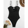 S - XL Glitter Sparkling One Piece Swimsuit Women Swimwear Female High Leg Cut Monokini Bather Bathing Suit Swim Beachwear
