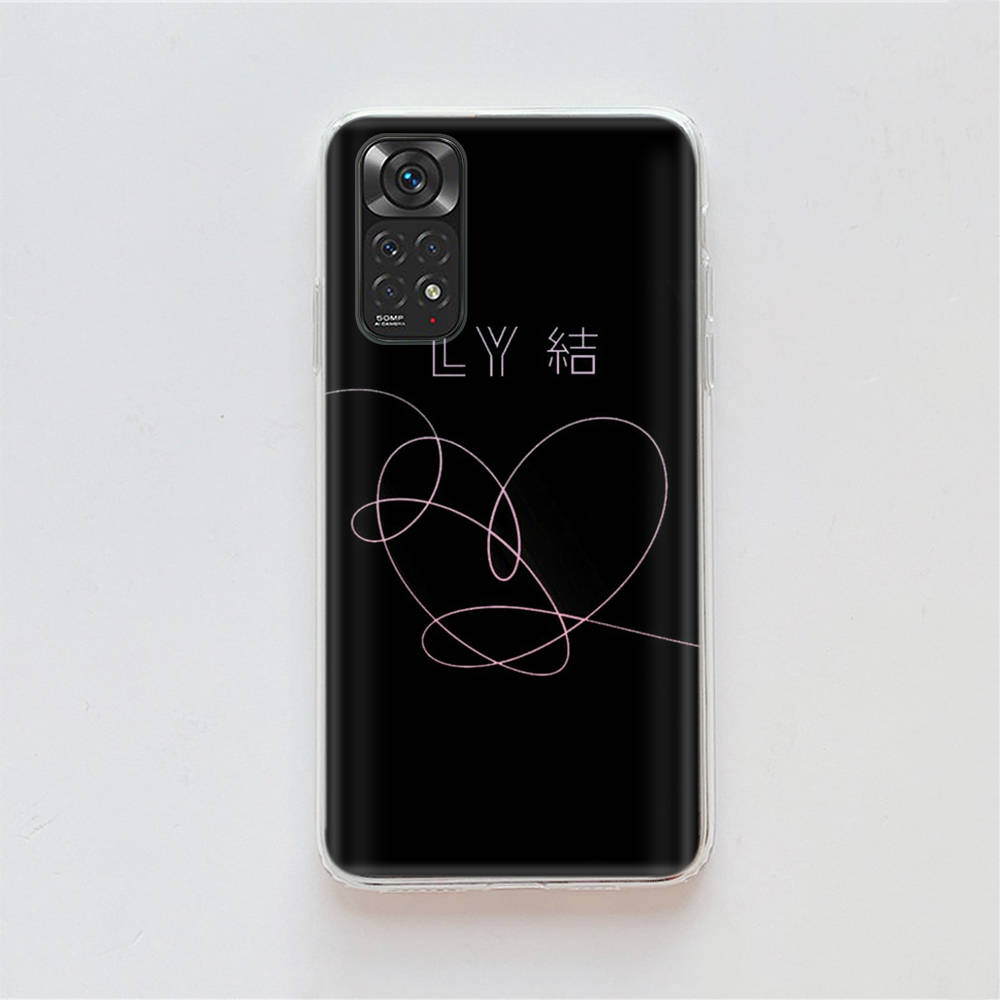 BT2 Bangtan Boys Love Yourself Case for Samsung A04 A14 A23 A34 A54 M23 M33 M52 M53 Realme 10 9 C30S C35 C55 VIVO Y02S Y21 Y33S Y51 X80 Pro Cover