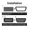Automobile Bumper Vent Tuning Grill Mesh Spoiler Car 3D ABS Racing Honeycomb Car Modification Honeycomb Grille 120x40cm