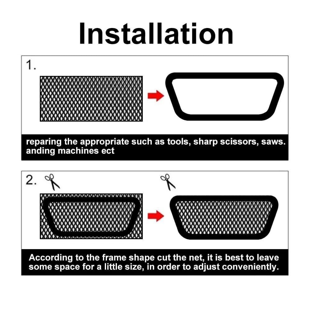 Automobile Bumper Vent Tuning Grill Mesh Spoiler Car 3D ABS Racing Honeycomb Car Modification Honeycomb Grille 120x40cm
