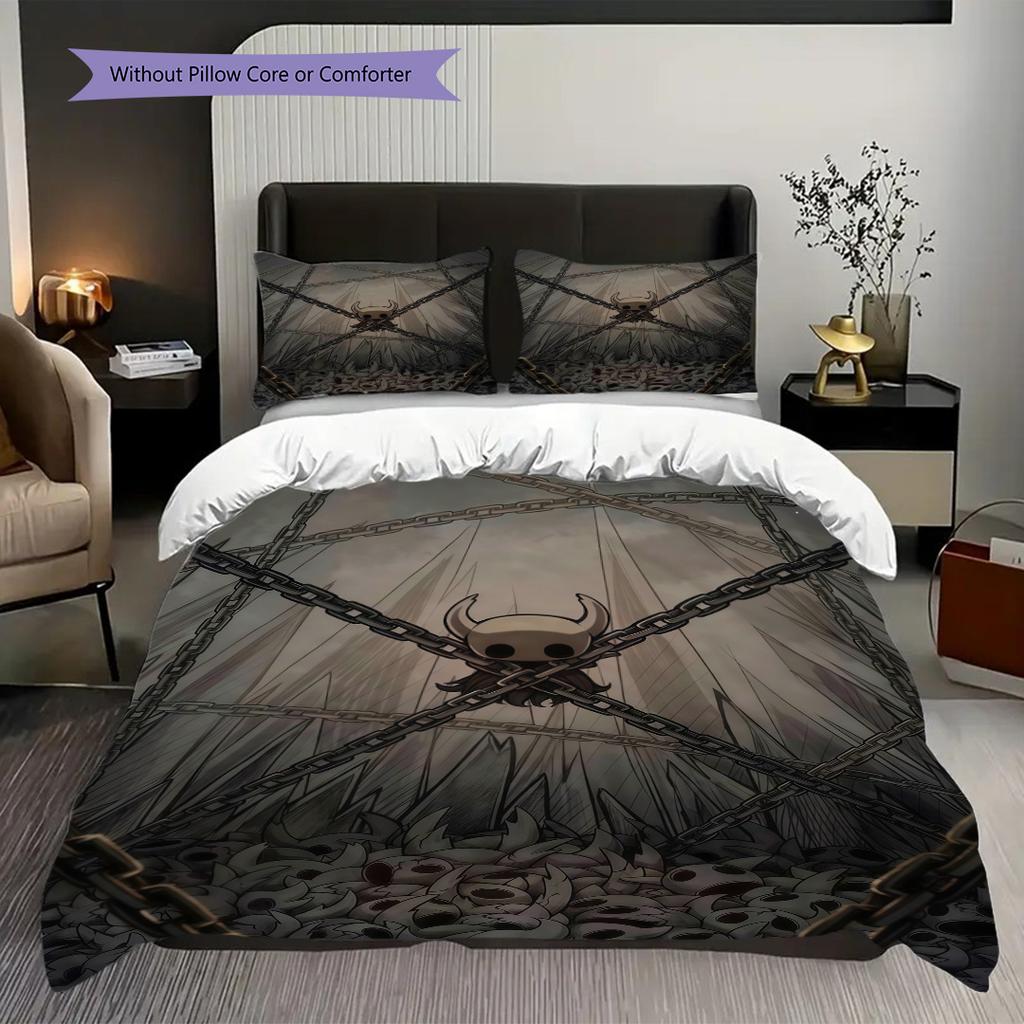 Hollow Knight Journey Through Underworld Bedding 1 Duvet Cover 2 Pillowcase Without Core Bedding Set Duvet Cover And Pillowcase