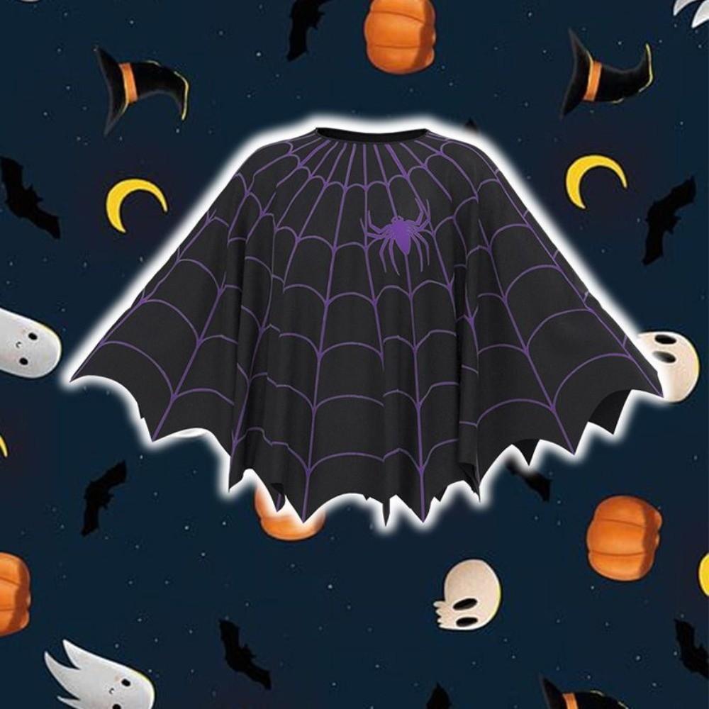 Loose Halloween Cosplay Cape Clothing Prop Witch Cosplay Cloak Ghost Hooded Cloak  Adult