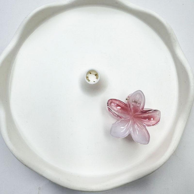 European & American Frangipani 4cm Beach Vacation Fashion Hair Claw Clip