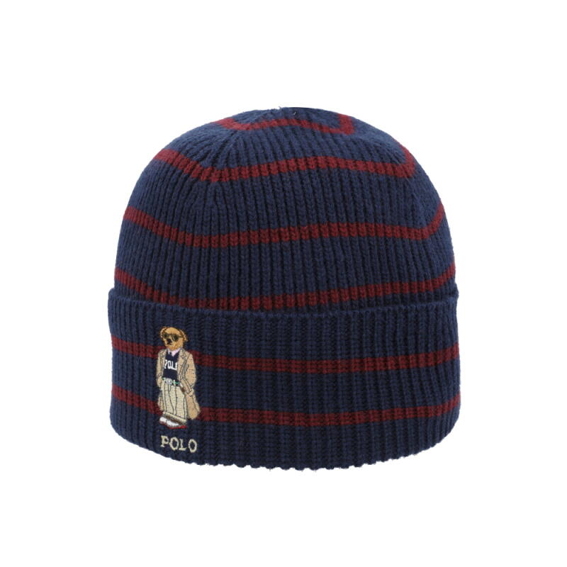 Шапка-бини Polo Ralph Lauren с вышитым мишкой PC1451-412 PC1451-412