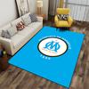 Blue Olympique Marseille Carpet Suitable As a Non-slip Mat for the Living Room or Bedroom Sofa