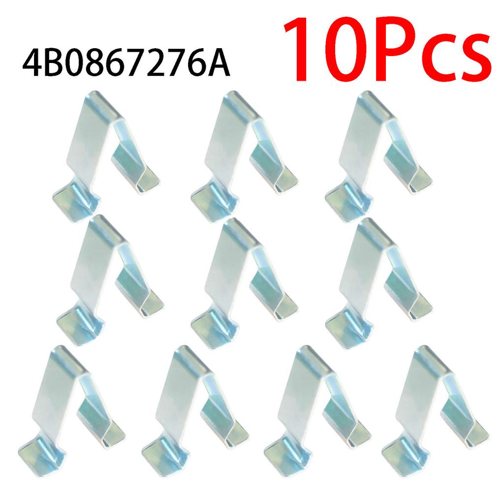 10X Tailgate Lining Boot Lid Trim Lining Metal Clips Compatible For Skoda Octavia Fabia Superb Roomster Yeti Citigo Karoq Kodiaq 4B0867276A