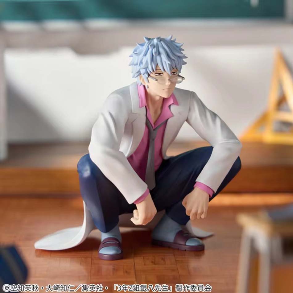 În stoc Original BANDAI BANPRESTO GINTAMA Sakata Gintoki Figurine Anime din PVC Figurină de Acțiune Model Jucării Cadou de Crăciun