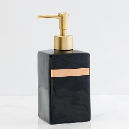 Bathroom Hand Sanitizer Soap Dispenser Gold Press Ceramic Lotion Bottle Hand Sanitizer Dispenser Bottle Bathroom Accessories