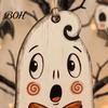 Decorative Tags for Gift Packaging 6 Pcs Vintage Halloween Wooden Ornaments, Rustic Farmhouse Cat Owl Pumpkin Lightweight Ornaments Branches