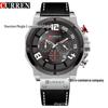 CURREN 8287 Men's Multifunctional Waterproof Business Watch with Calendar