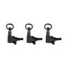 6PCS Black Color Acoustic Guitar Tuners Hollow Handle Design Electric Guitar Tuners  For Guitarists