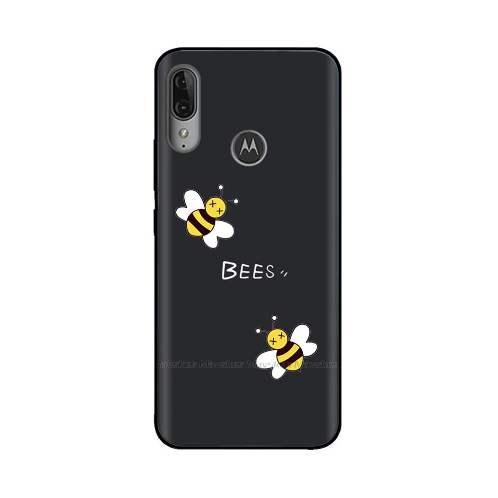 For Moto E6 Plus Case Soft Black Silicone Phone Back Cover For Motorola Moto E6 Play E6s 2020 MotoE6 Plus Case Cover Coque Funda