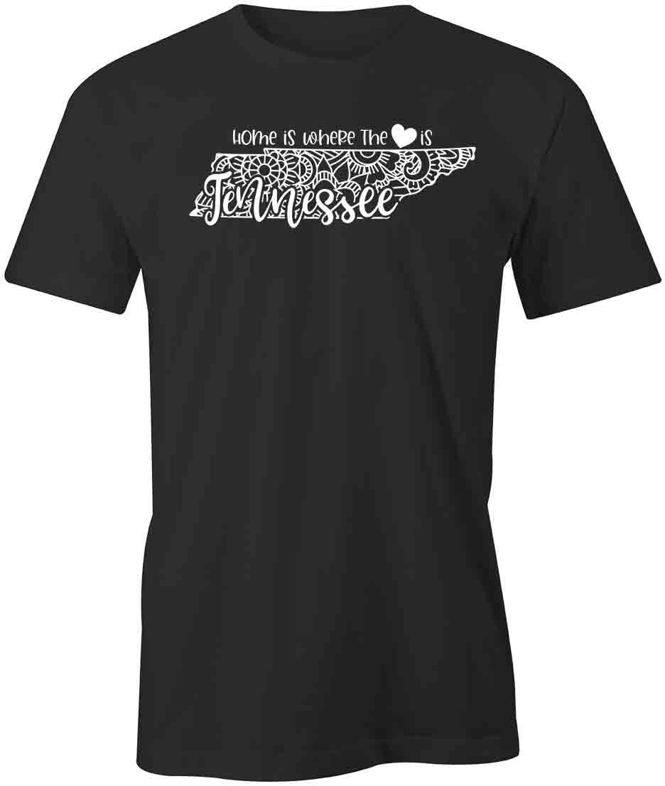 Home Is Tennessee TShirt Tee Printed Graphic T-Shirt Gift CLOTHING S1BSA836 XXXXL