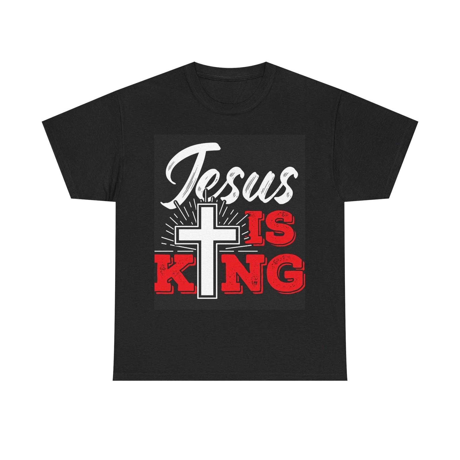 Men s and Women s T-shirts Jesus is King S