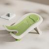 Soft TPE/Silicone Non-Slip Infant Tub Insert Lounger | Ergonomic Design for Hands-Free & Safe Bathing