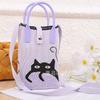 Woven Bag Fashion Shoulder Messenger Bag Chinese Style Hand Carry Small Bag Knitted Mobile Phone Bag