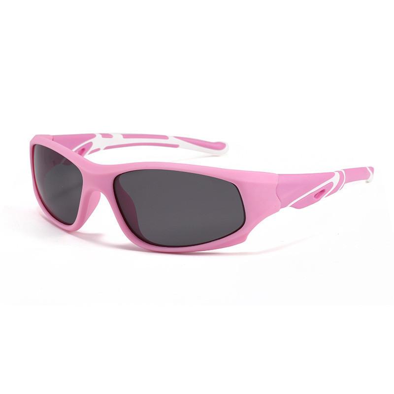 Fashionable Children's Sun Shades For Cycling With Polarized Tac Lenses Uv400 Protection S706