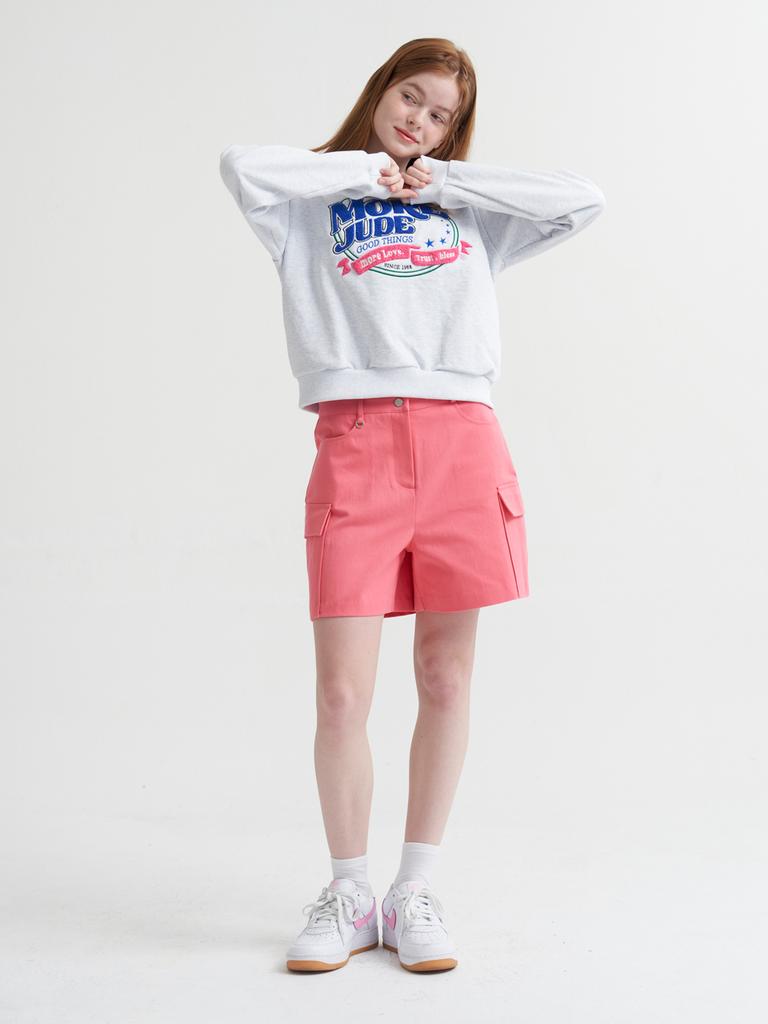Moeojyudeu Pocket Pants Pink