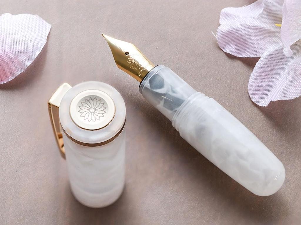WANCHER PuChiCo Mini Caneta Tinteiro 1×um×wan (Branco, EF)