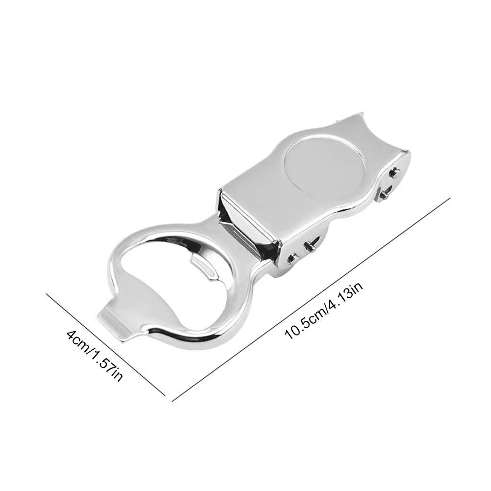 Stainless Steel Bottle Opener Foldable Bottle Stopper Soda Can Opener Multifunctional for Kitchen Restaurant Party