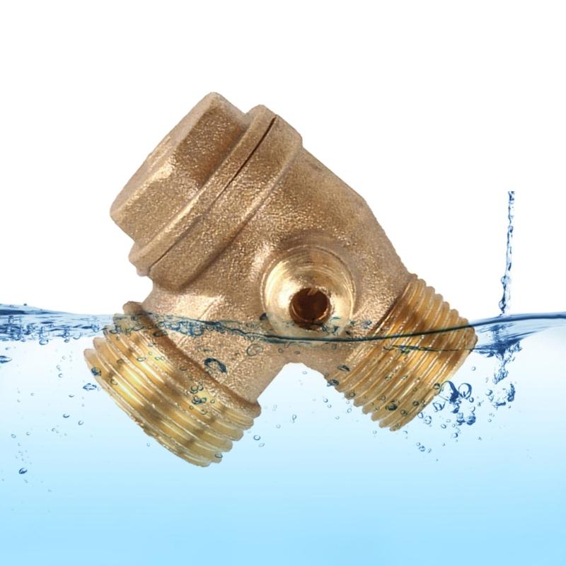 3-Way Unidirectional Check Valve Connect Pipe Brass/Aluminium Alloy High Quality Air Compressor Replacement Check Valves