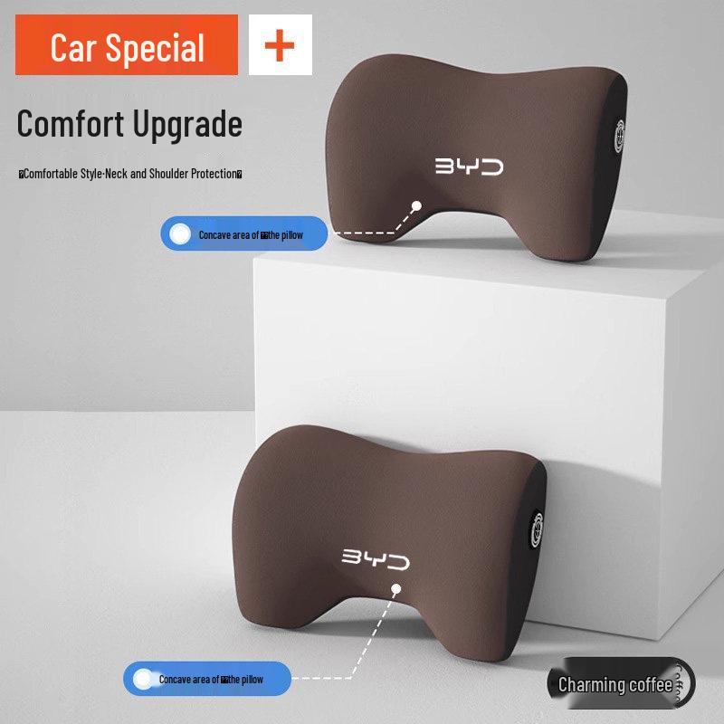 BYD Car Neck & Lumbar Support Cushion for Qinplus/Songpro/Seagull/Haipei Hui