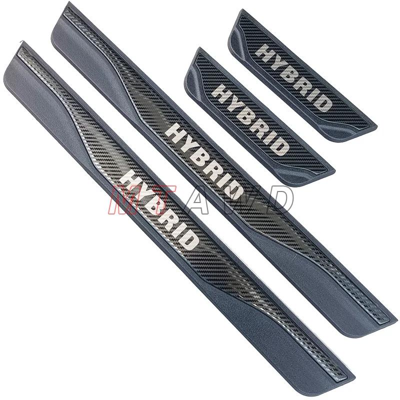 Für MG ZS Hybrid HEV Autozubehör Türschweller Kratzschutz Pedalabdeckung Zierleiste Außenschwellenschutz Autoaufkleber 2025 2026