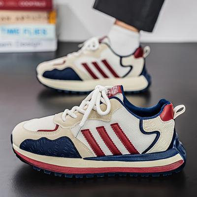 Spring and Summer Men's Shoes Super Soft Youth Running Shoes Sports Dad Shoes Dirt-resistant Breathable Comfortable Board Shoes Men