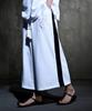 Kileutimuka Embroidered Black Rope Wide Pants White