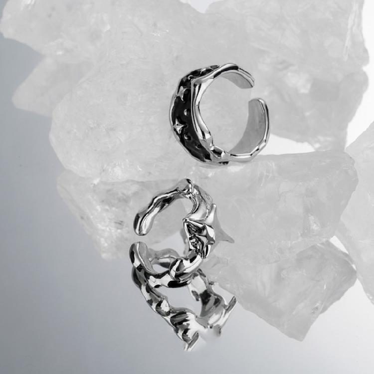 Irregular Star Finger Ring Simple Stackable Rings Punk Jewelry for Women Girls