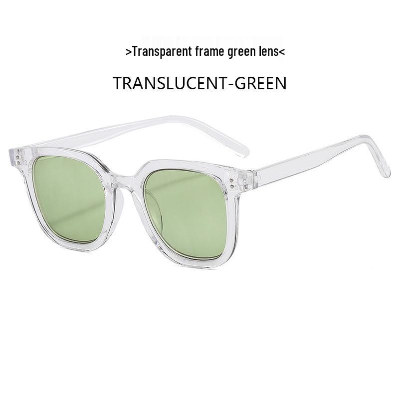 Dámské sluneční brýle s velkým rámem ve stylu korejských influencerů