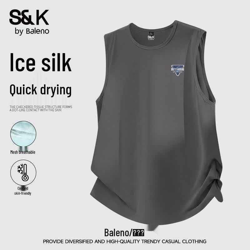 Baleno Men s S&K Ice Silk Sleeveless T-Shirt 2XL