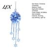Christmas Tree Decorations LED Hanging Ornament, Icy Glow Sparkling Snowflake Cascade Decoration, Seasonal Decorative Accents Winter Lighted Decor for