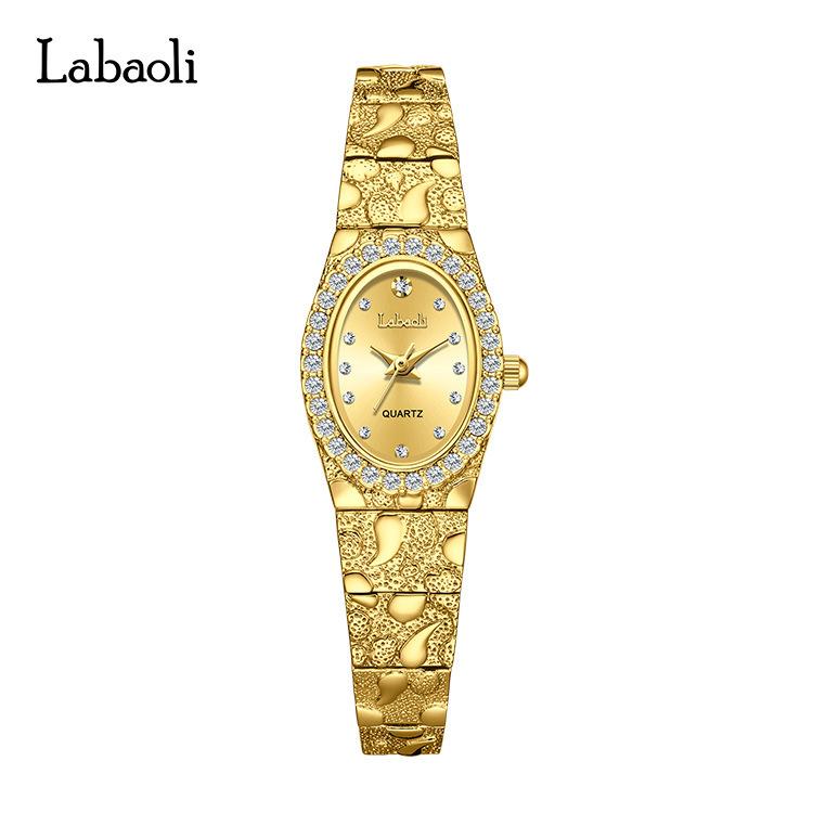 Diamond-Encrusted Women S Quartz Watch Full Of Diamonds, Fashionable And Simple Atmospheric Fashion Watch, Light Luxury Waterproof Watch