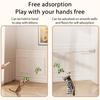 Automatic Cat Teaser Switchable Butterfly Pattern Cat Teasing Stick 360° Swivel Self-hilarity Relieves Interactive Pet Cat Toy