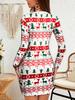 Autumn/winter Christmas Long Sleeved Women's Slim Fit Hip Hugging Dress
