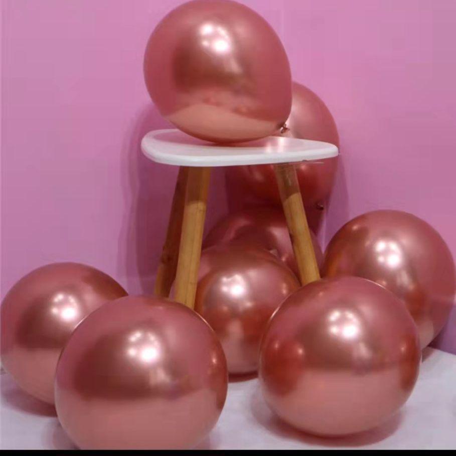 Good Times 10'' & 12'' Latex Metal Balloons for Weddings & Parties