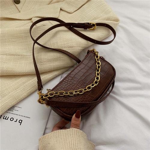 IELGY Wild Messenger bag female trend Korean fashion texture underarm shoulder casual handbag