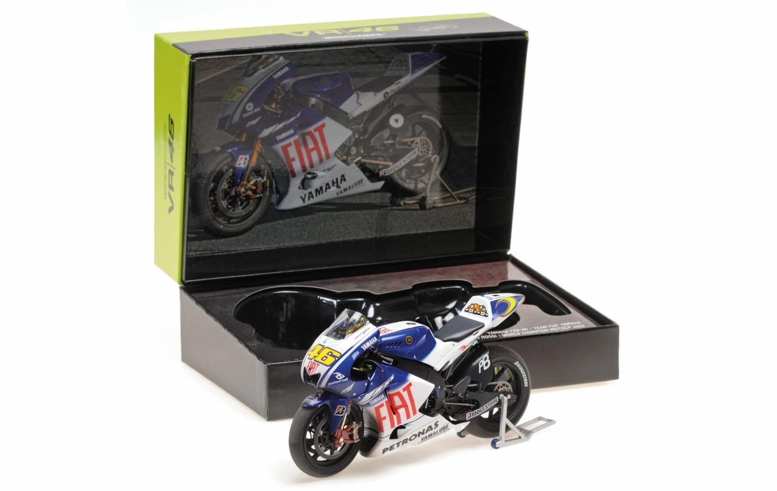 

Minichamps scale Yamaha Valentino Rossi 2009 MotoGP World Champion 1/12 YZR-M1 #46