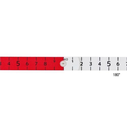 Niigata Seiki SK PC Folding Ruler, Gokai, 1m, GK1-10W, White