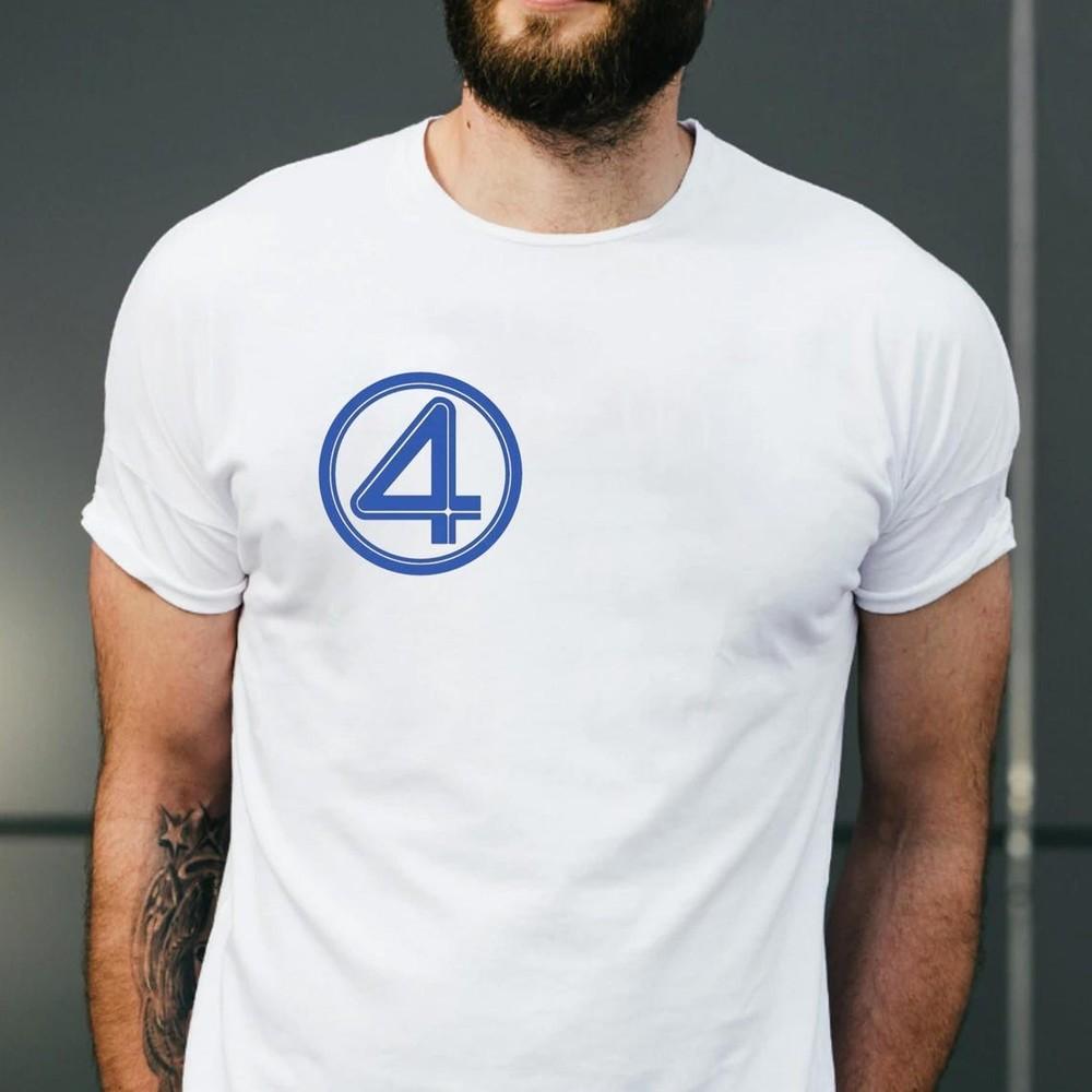 Fantastic Four Logo Shirt, Marvel Fantastic Four First Steps T-Shirt Size S-5XL Unisex T-Shirt L