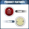 Engine Start Stop Button Cover,Front Ignition Starter Switch Sticker for Mazda 3 Red, 1 Pc