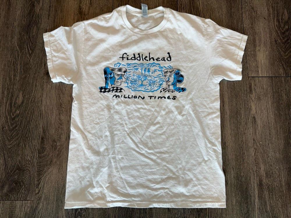 Fiddlehead Million Time T-shirt a manica corta in cotone bianca Taglia unica Unisex