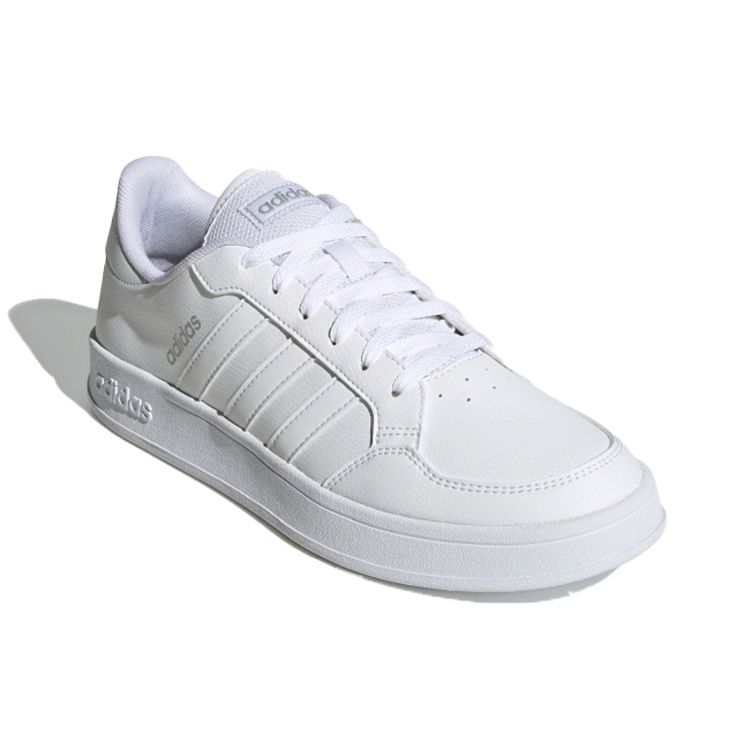 Adidas Neo Breaknet Comfortable Shock Absorption Versatile Durable Breathable Low-Top Skate Shoes Men Sneakers White FX8709
