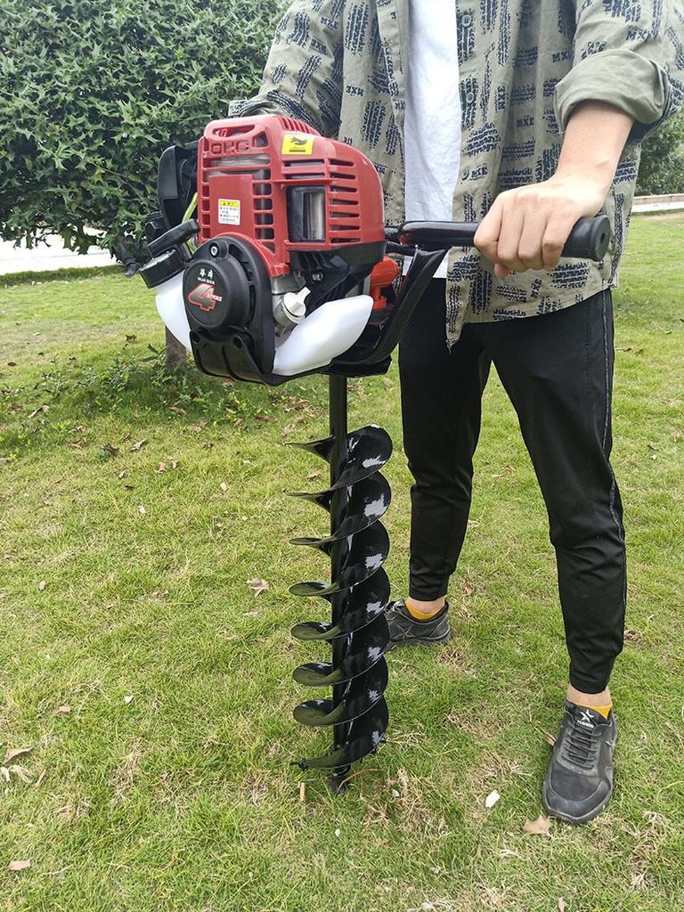 GX35 Four Stroke 40-5 Two Stroke Turbine Ground Drilling Gas Digging Machine Greenhouse Land Punching Fertilization Hole Planter