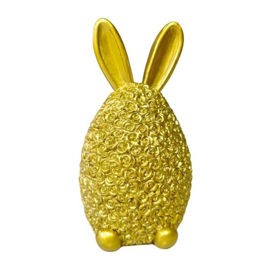 

Фігурка Рожевого Кролика Смоляна Світна Прикраса Кролик Великодній Кролик Фігурка Яйця зі Світлодіодним Світлом для Декору Дому Вечірки Святковий Подарунок 1pc золотистий