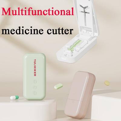 New Japanese Two/three/quarter Medicine Cutter Waterproof Portable Multifunctional Medicine Box For Home