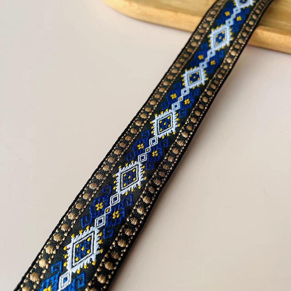 

Этническая кружевная жаккардовая тесьма для аксессуаров для дома, ширина 3 см, SH-9813