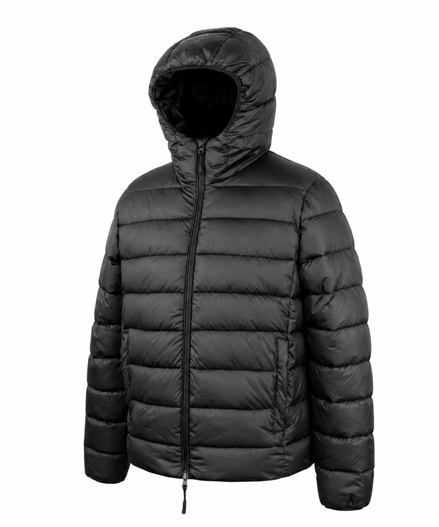 NUART STUDIO Solid Hooded Light Padded Jacket