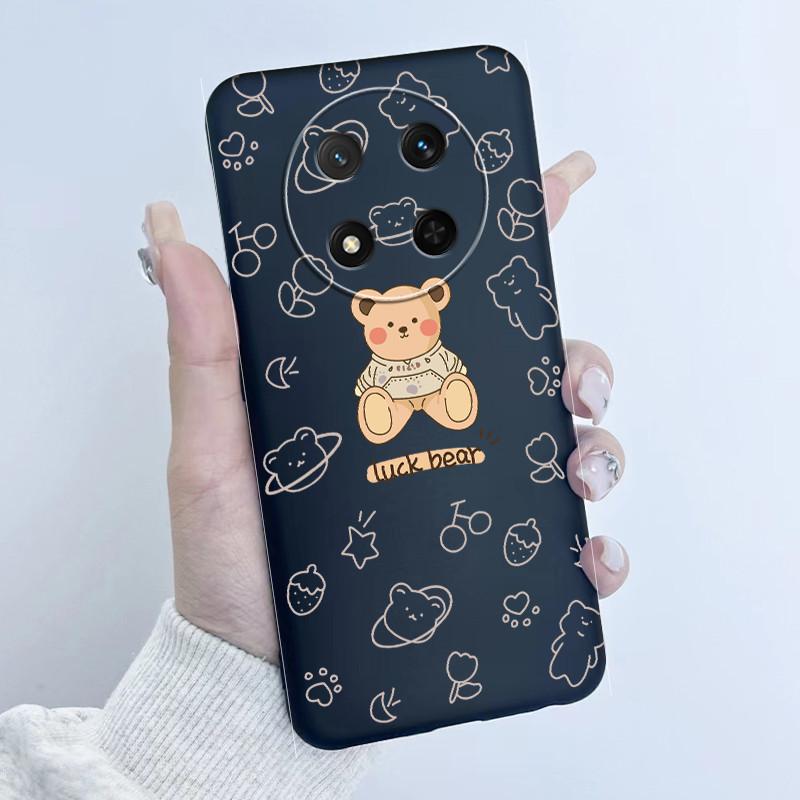 For Honor X9C Case 6.78 inch Bumper Shells Flower Girl Design Soft Silicone Protective Cover for Honor Magic7 Lite Coque fundas
